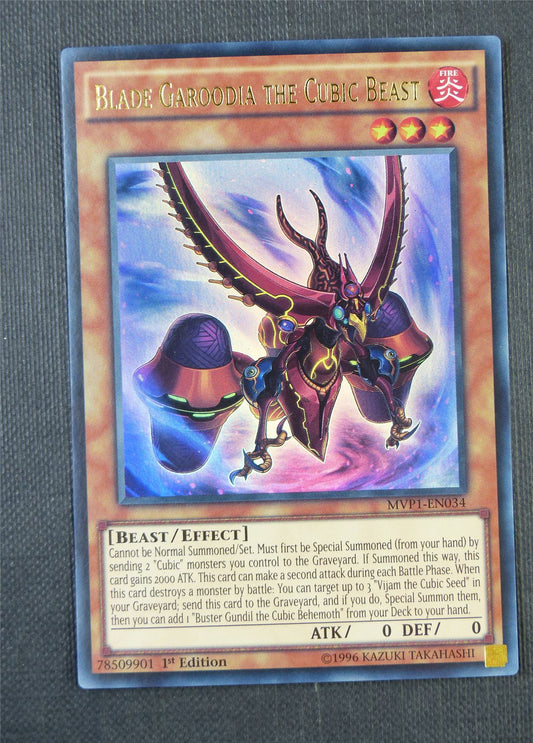 Blade Garoodia Cubic Beast MVP1 1st Ed - Ultra Rare - Yugioh Card #7G1