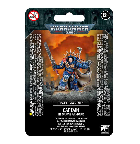Captain in Gravis Armour - Space Marines - Warhammer 40k