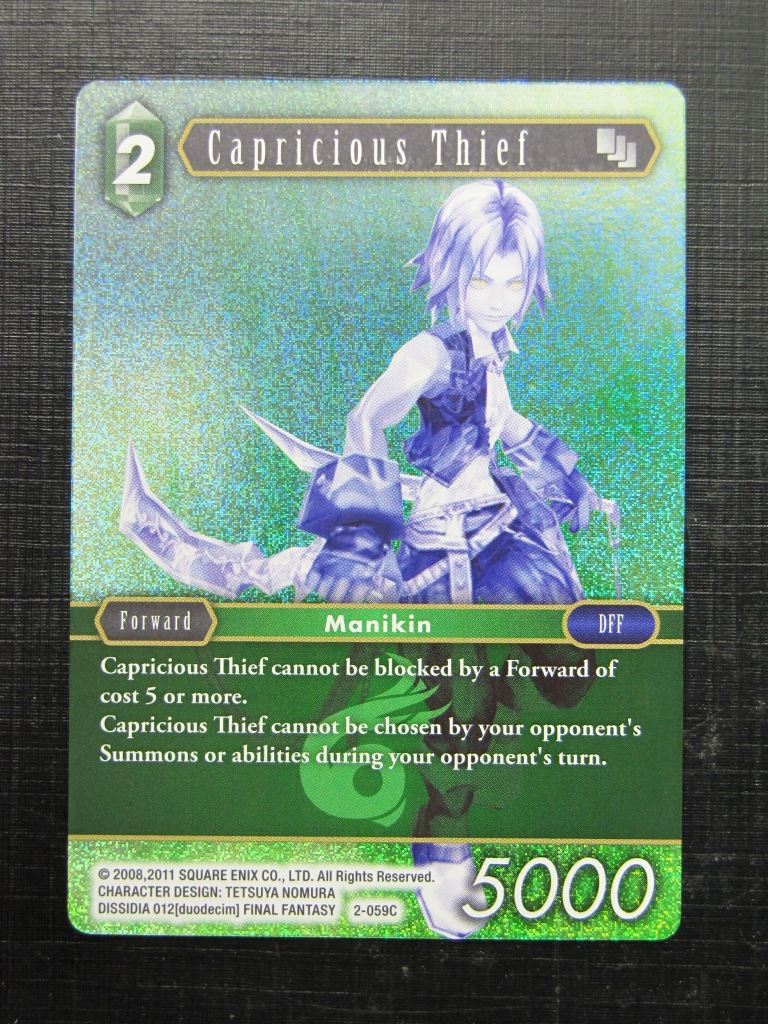 CAPRICIOUS THIEF 2-059C FOIL - Final Fantasy Card # I44