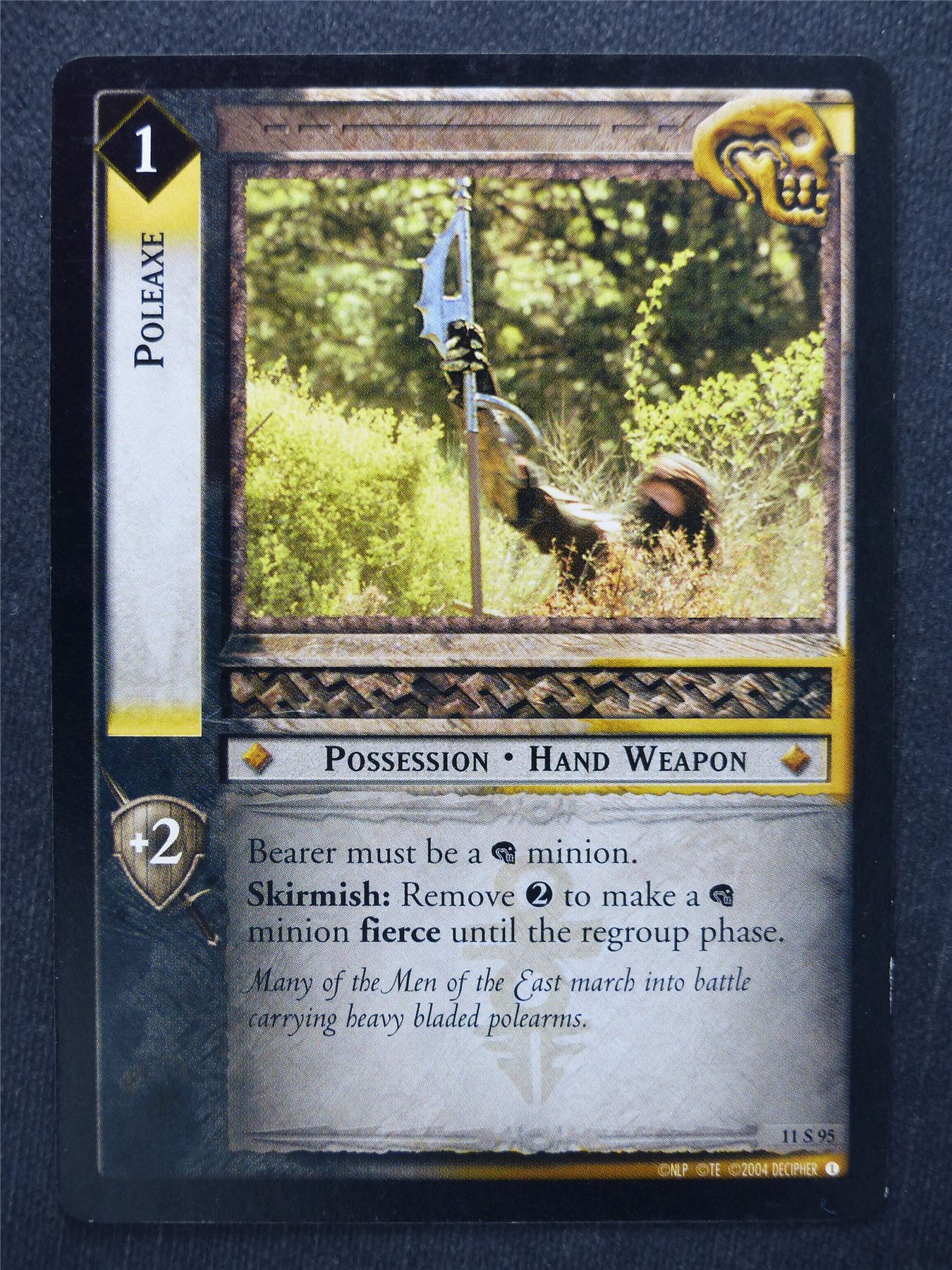 Poleaxe 11 S 95 - LotR Cards #TY