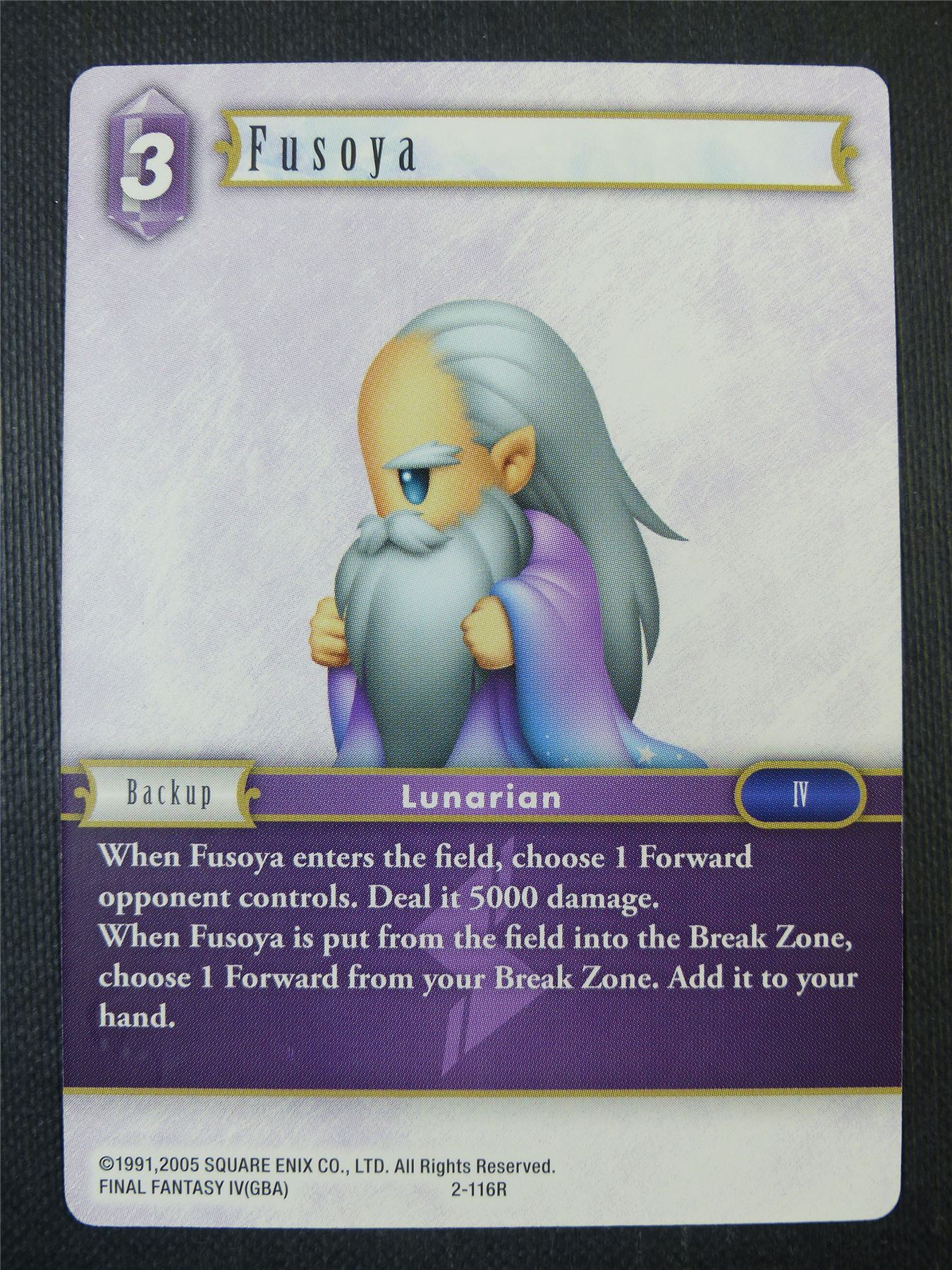 Fusoya 2-116R - Final Fantasy Card #9D7