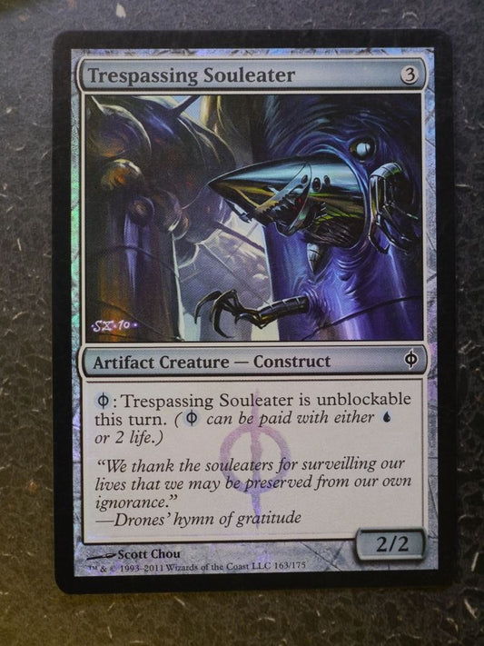 MTG Magic Cards: TRESPASSING SOULEATER FOIL # 4H69