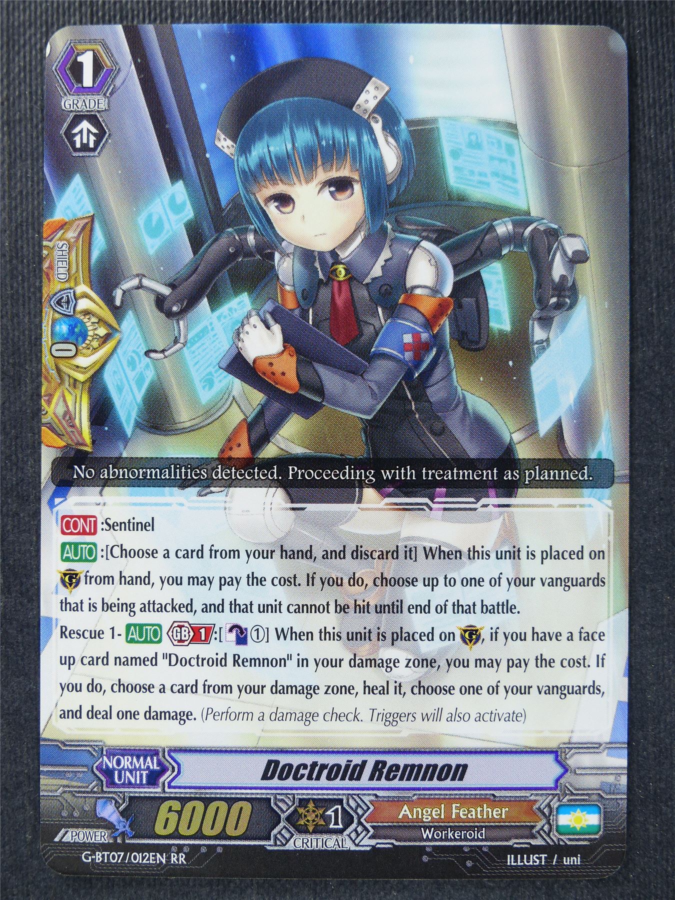 Doctroid Remnon G-BT07 RR - Vanguard Cards #1S