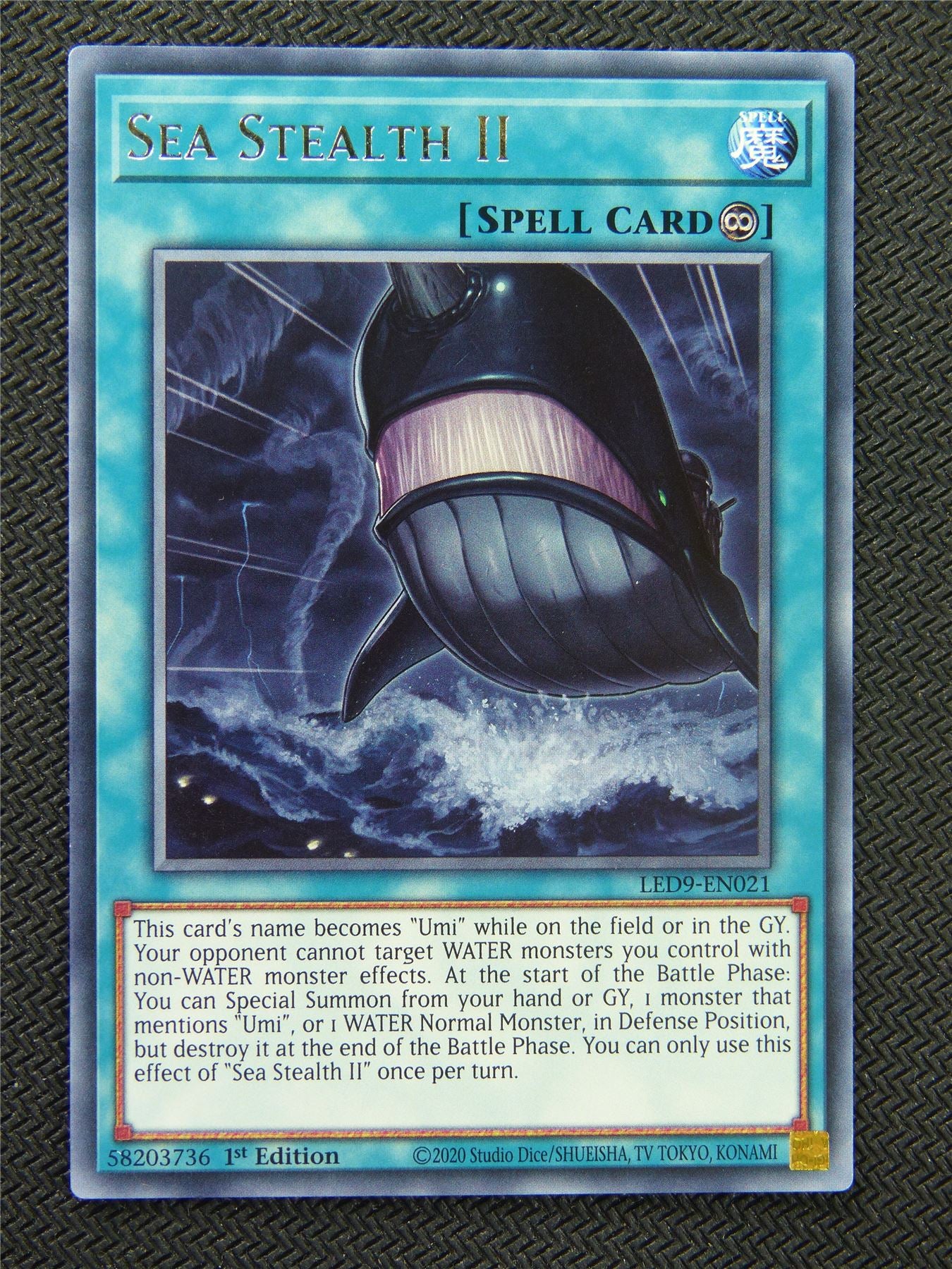 Sea Stealth II LED9 Rare - 1st ed - Yugioh Card #8P6