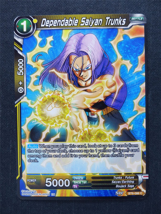 Dependable Saiyan Trunks - Dragon Ball Super Cards #85