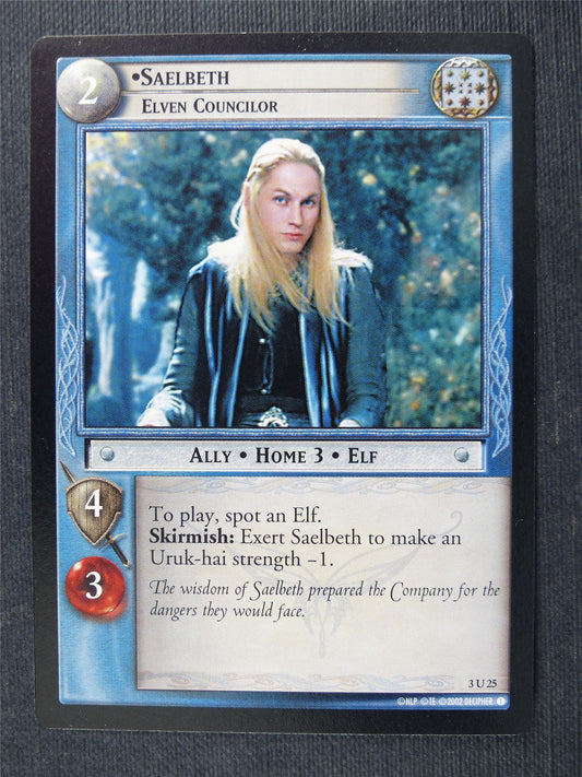 Saelbeth 3 U 25 - LotR Cards #2YV