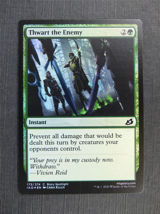 Thwart the Enemy Foil - IKO - Mtg Card