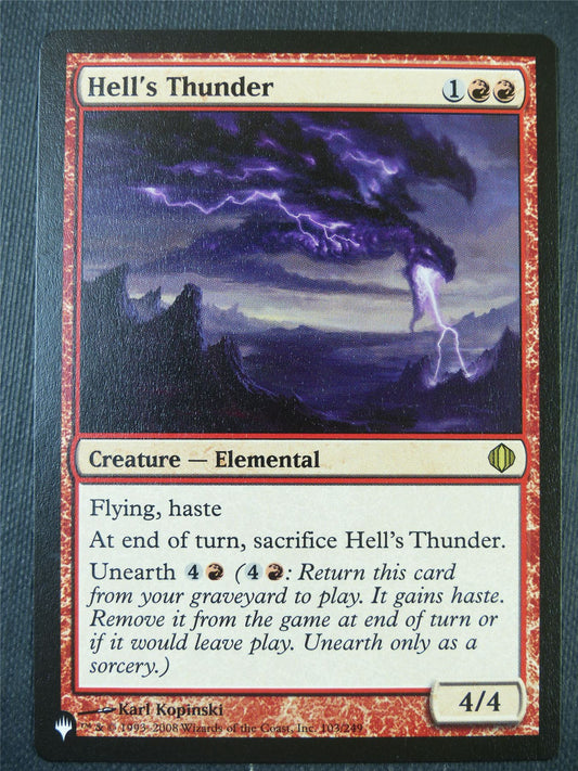 Hell's Thunder - The List - Mtg Card #RO