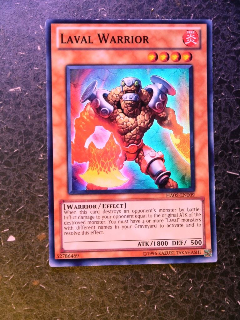 Yugioh Cards:LAVAL WARRIOR  HA05 SUPER RARE # G96