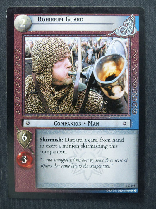 Rohirrim Guard 7 C 246 - LotR Cards #QO