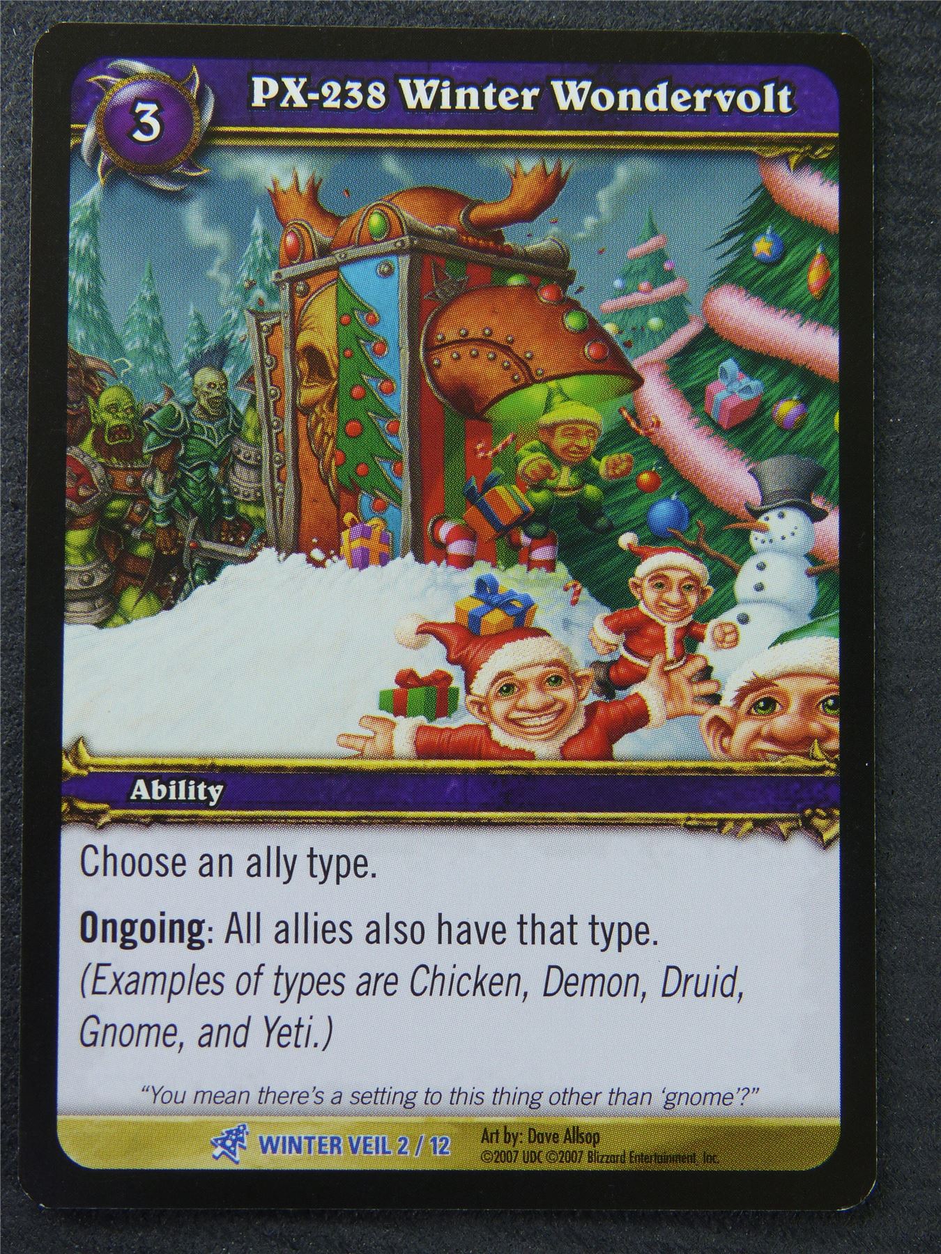 PX-238 Winter Wondervolt - Rare - World Of Warcraft #1MJ