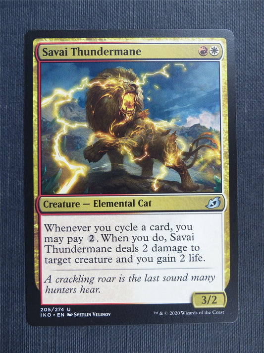 Savai Thundermane - IKO Mtg Card