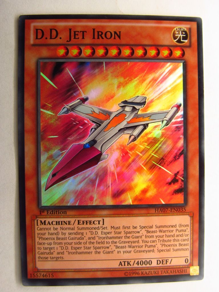 D.D. JET IRON HA07 SUPER RARE - Yugioh Card