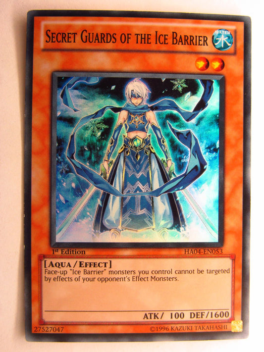 SECRET GUARDS OF THE ICE BARRIER HA04 Yugioh Card