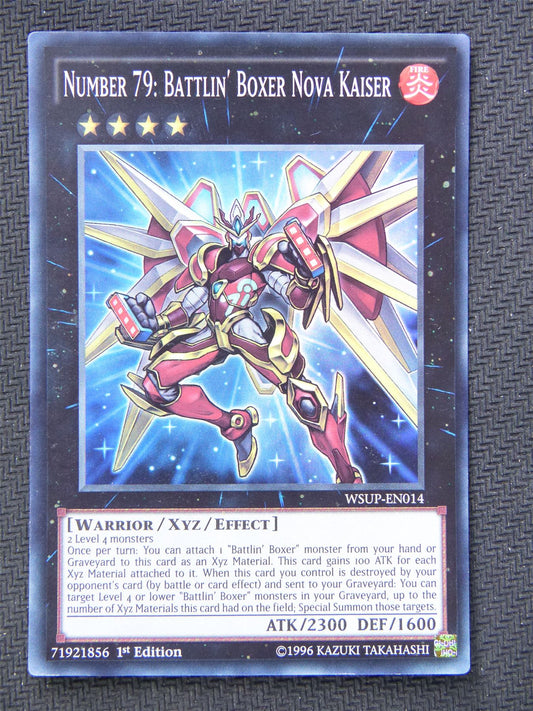 Number 79 Battlin Bowxer Nova Kaiser WSUP - Super Rare - Yugioh Card #5OG