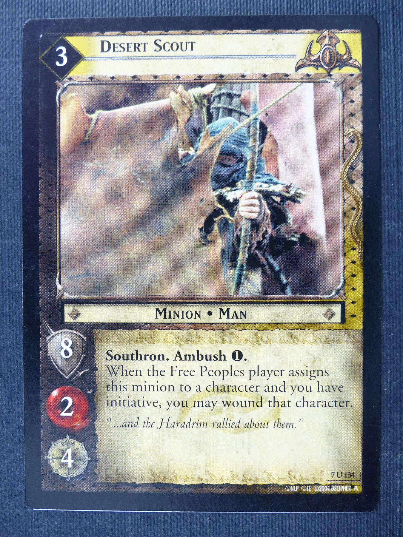 Desert Scout 7 U 134 - LotR Cards #2TS