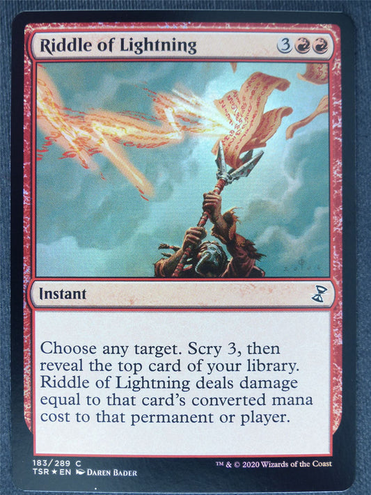 Riddle of Lightning Foil - Remastered - Mtg Magic Cards #Q4