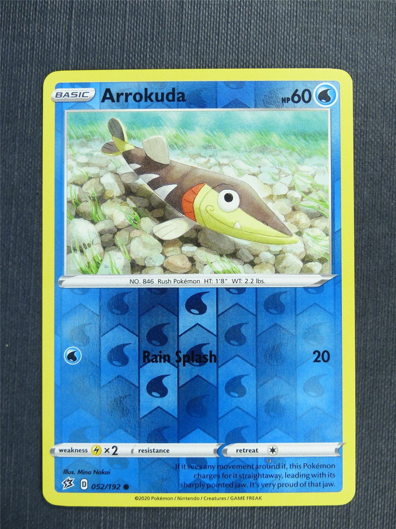 Arrokuda 052/192  Holo - RCL - Pokemon Card #3J4