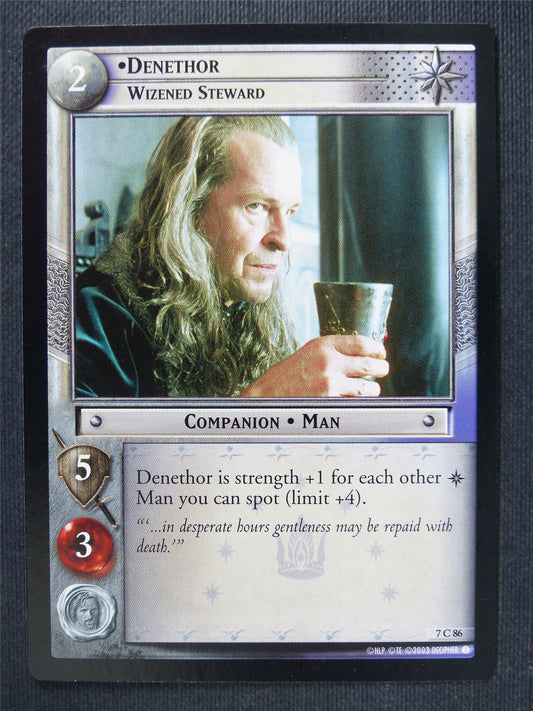 Denethor 7 C 86 - LotR Cards #3LJ