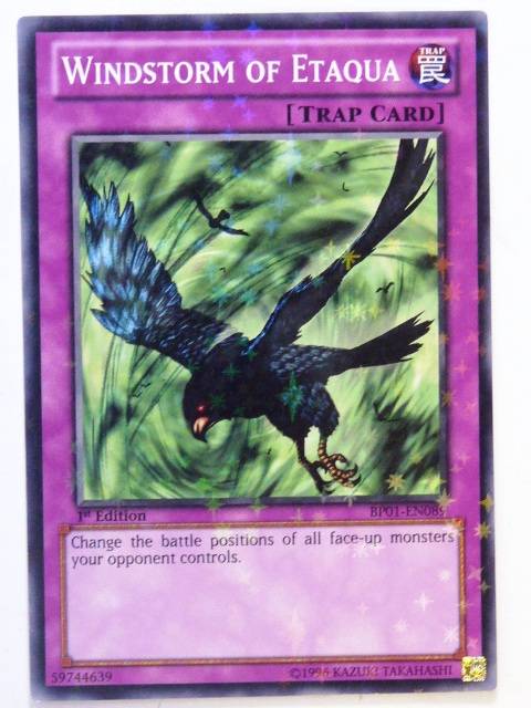 YU-GI-OH yugioh CCG - WINDSTORM OF ETAQUA BP01 STARFOIL