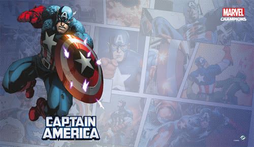 Marvel Champions - Captain America - Playmat - Fantasy Flight #TW