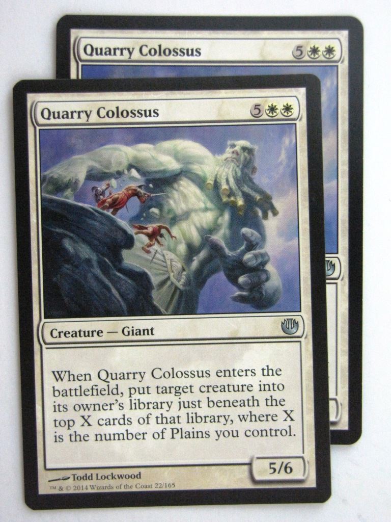 MTG Magic Cards: QUARRY COLOSSUS x2 Journey to Nyx # 24E26