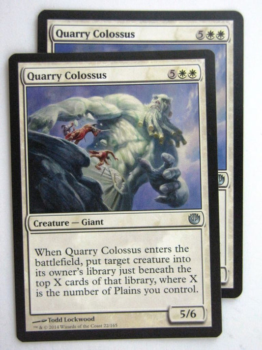 MTG Magic Cards: QUARRY COLOSSUS x2 Journey to Nyx # 24E26