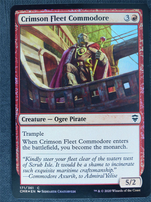 Crimson Fleet Commodore Foil - Mtg Magic Cards #9T