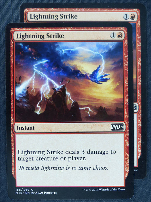 Lightning Strike x2 - Mtg Magic Cards #BN