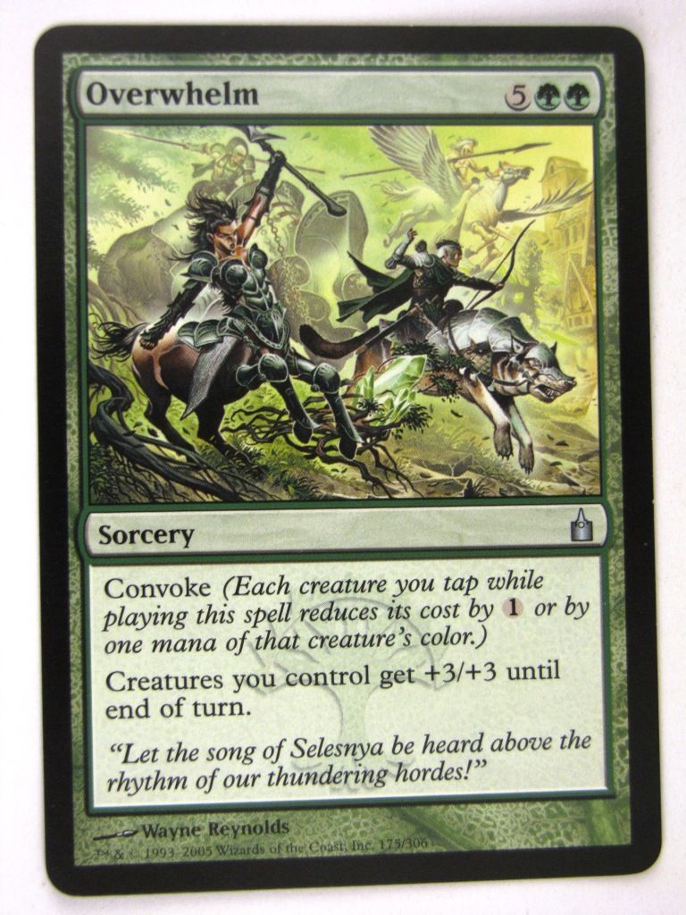 MTG Magic: the Gathering Cards: OVERWHELM: RAV