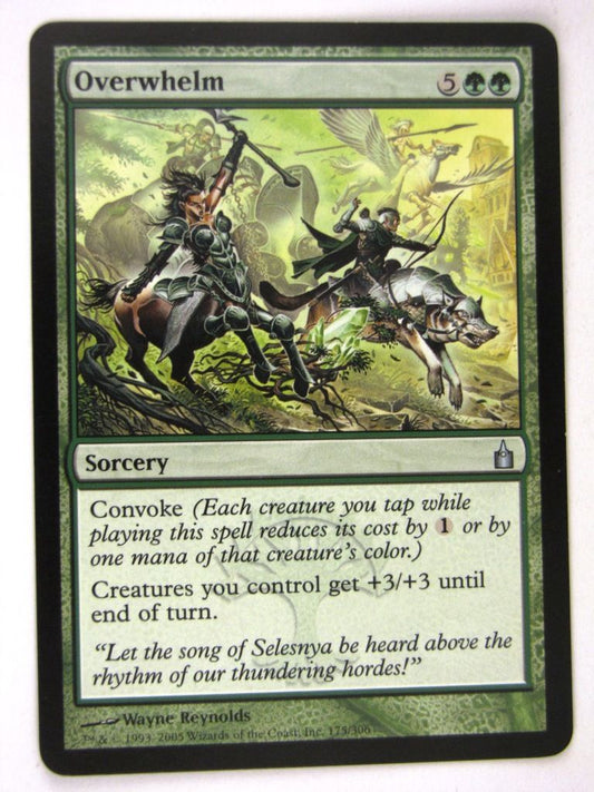 MTG Magic: the Gathering Cards: OVERWHELM: RAV