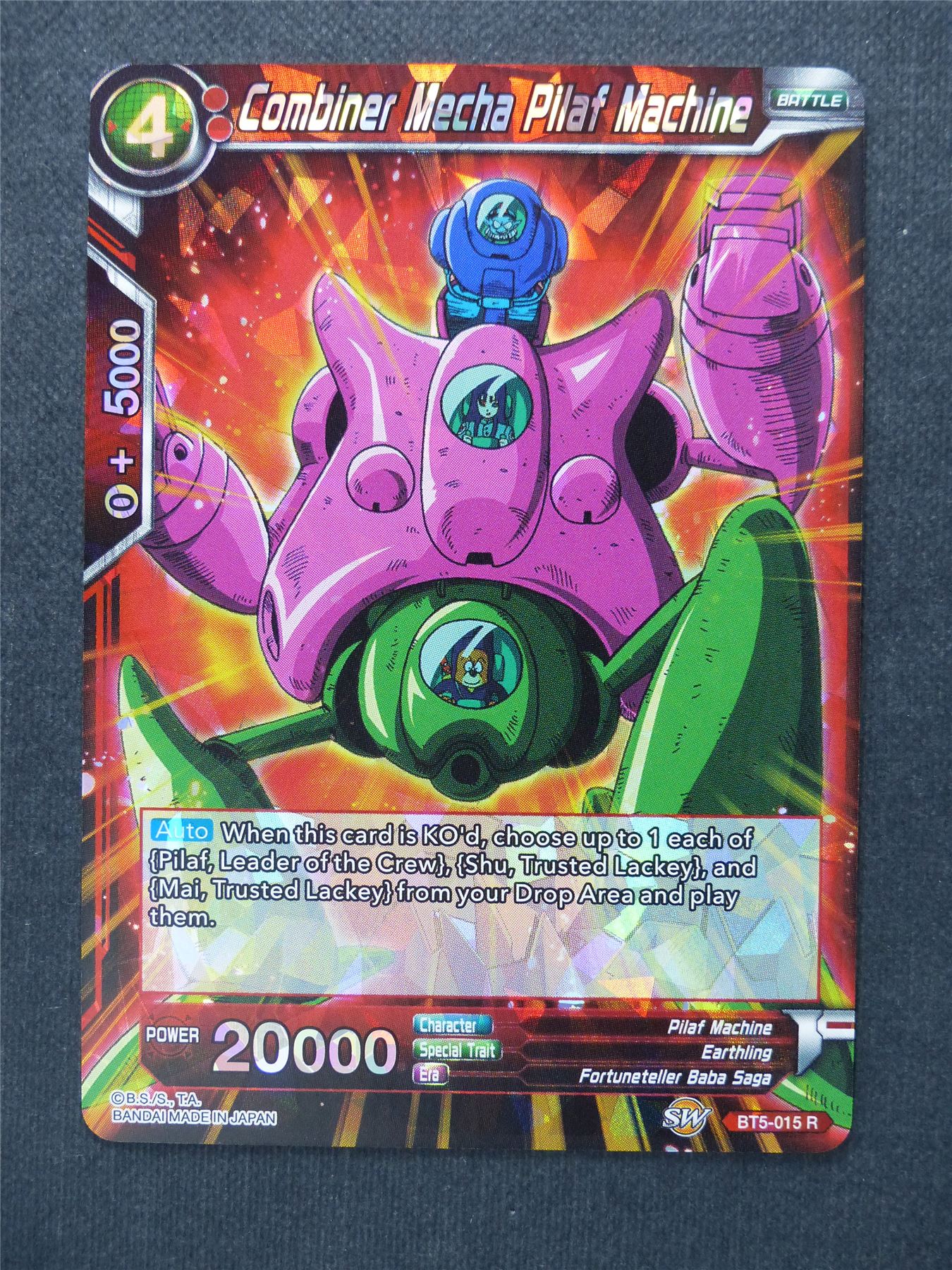 Combiner Mecha Pilaf Machine - Dragon Ball Super Cards #2P