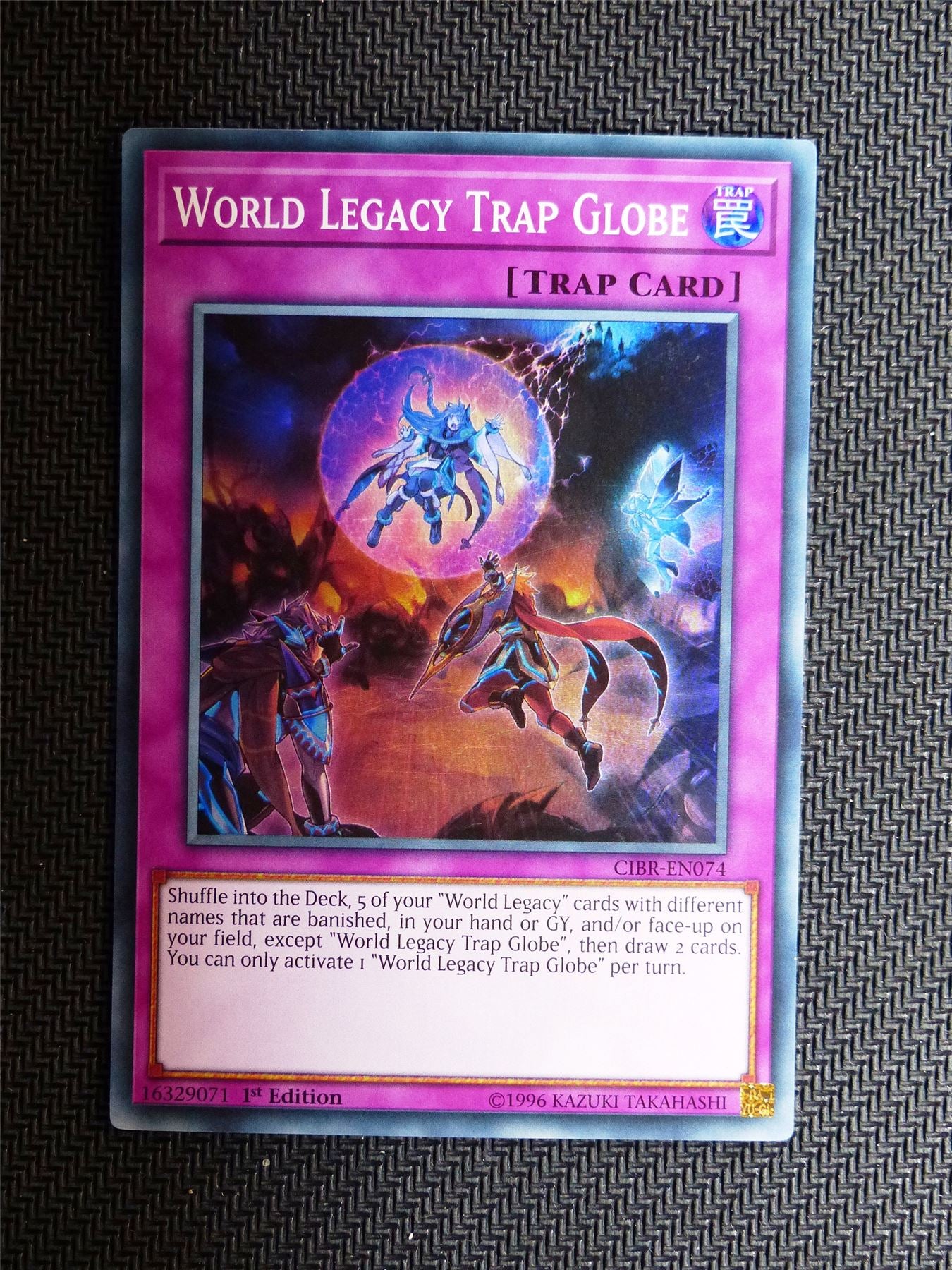 World Legacy Trap Globe - CIBR - Super Rare - Yugioh Card # 1E24