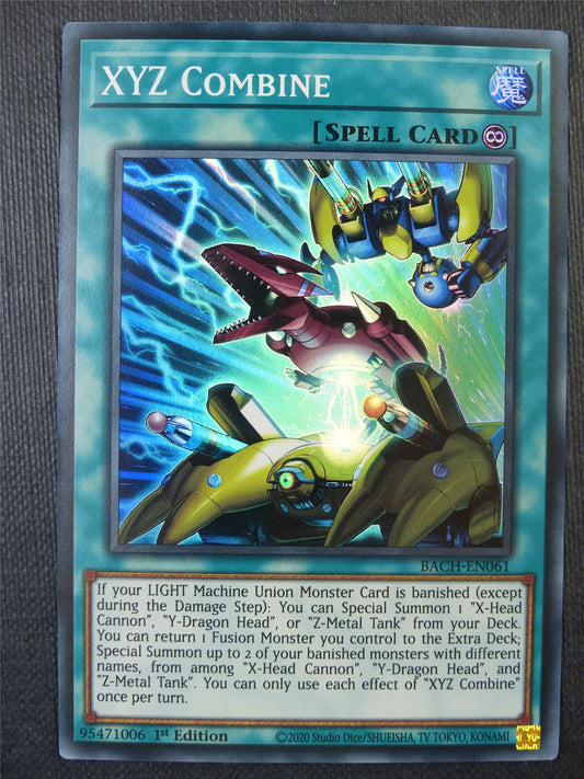 XYZ Combine BACH Super Rare - 1st ed Yguoh Card #73W