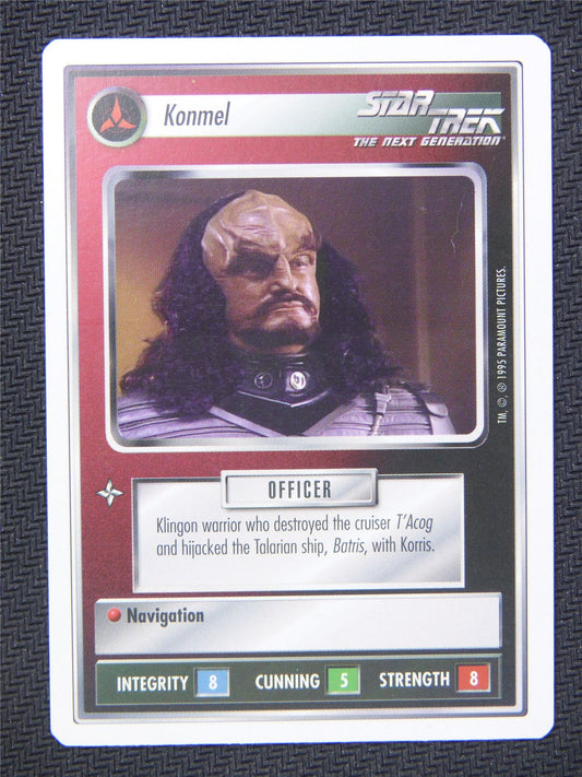 Konmel White Border - Star Trek Next Gen Card #4OU