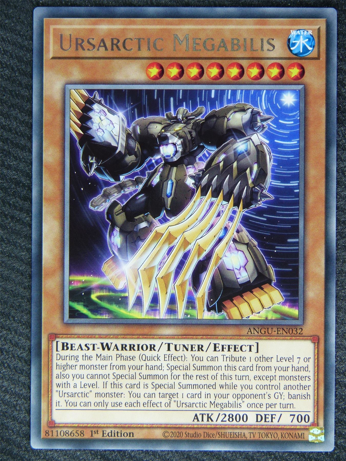 Ursarctic Megabilis ANGU Rare - 1st ed - Yugioh Card #7ZJ