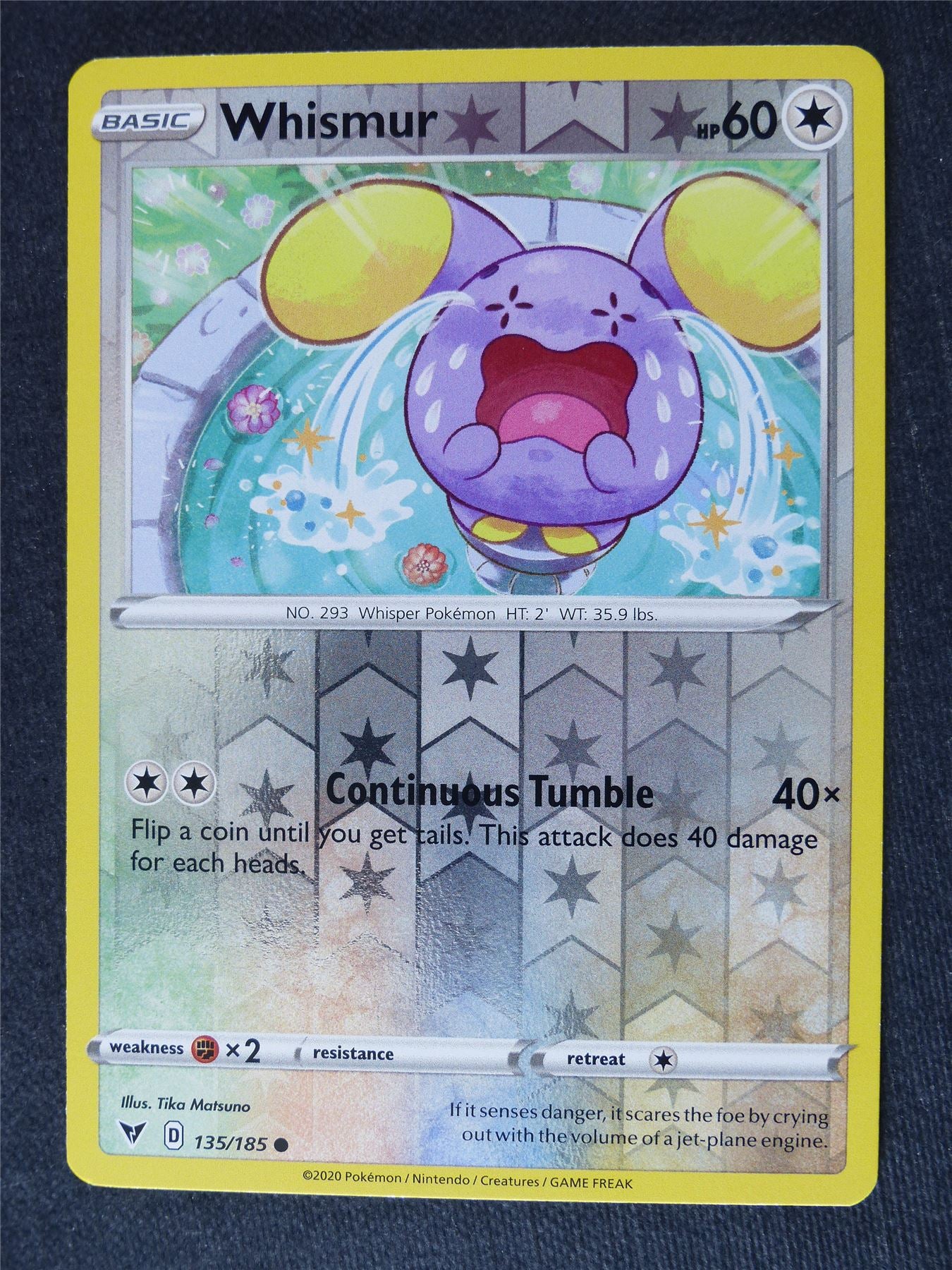 Whismur 135/185 Reverse Holo - Pokemon Cards #MQ