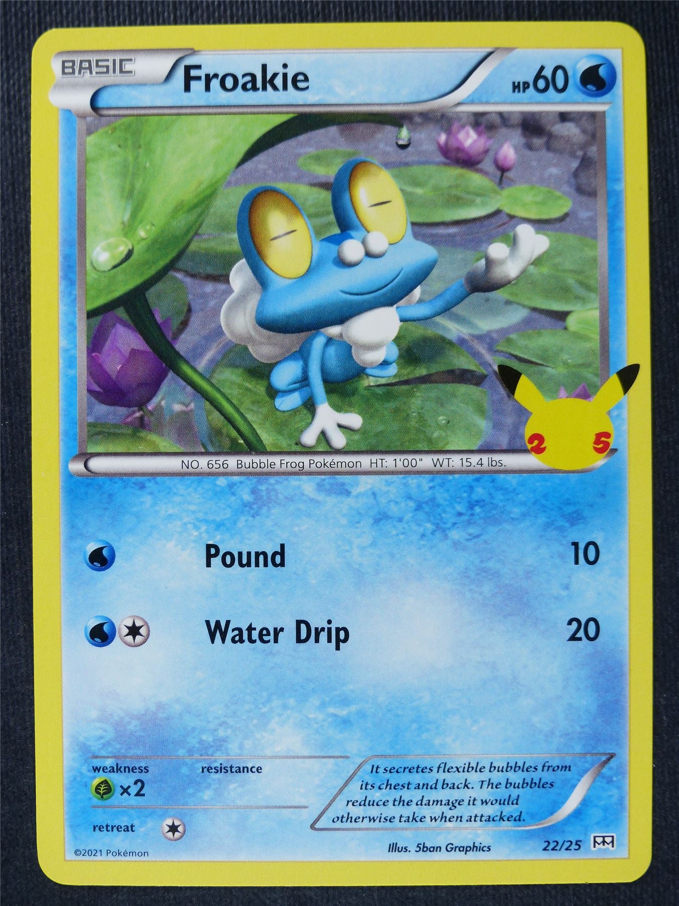 Froakie 22/25 McDonald's Promo NM - Pokemon Cards #4U