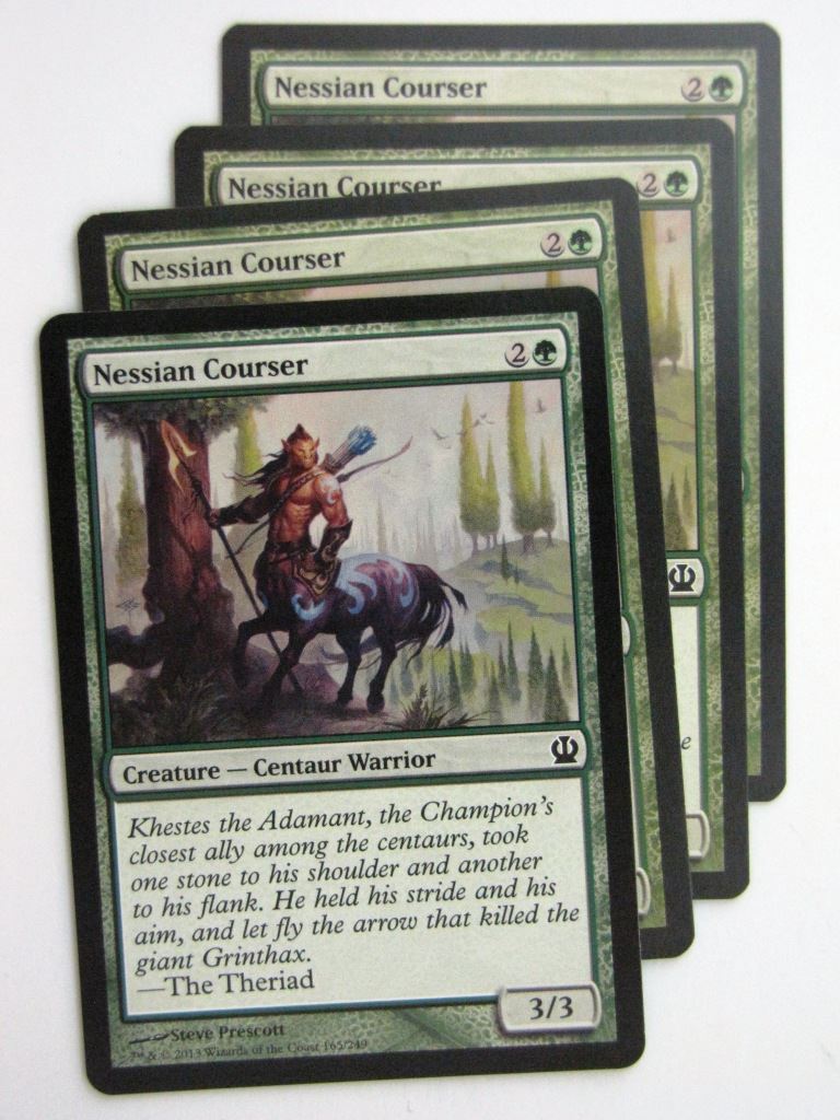 MTG Magic Cards: NESSIAN COURSER x4 Theros playset # 23J56