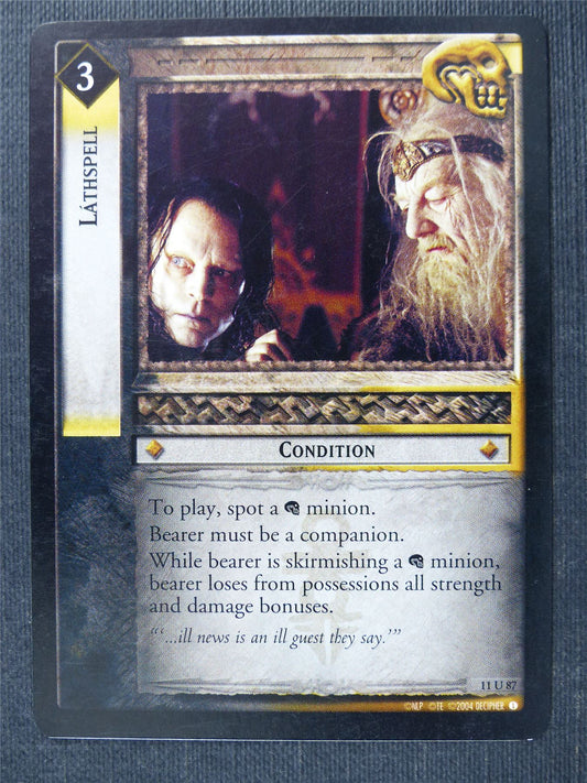 Lathspell 11 U 87 - LotR Cards #2UN