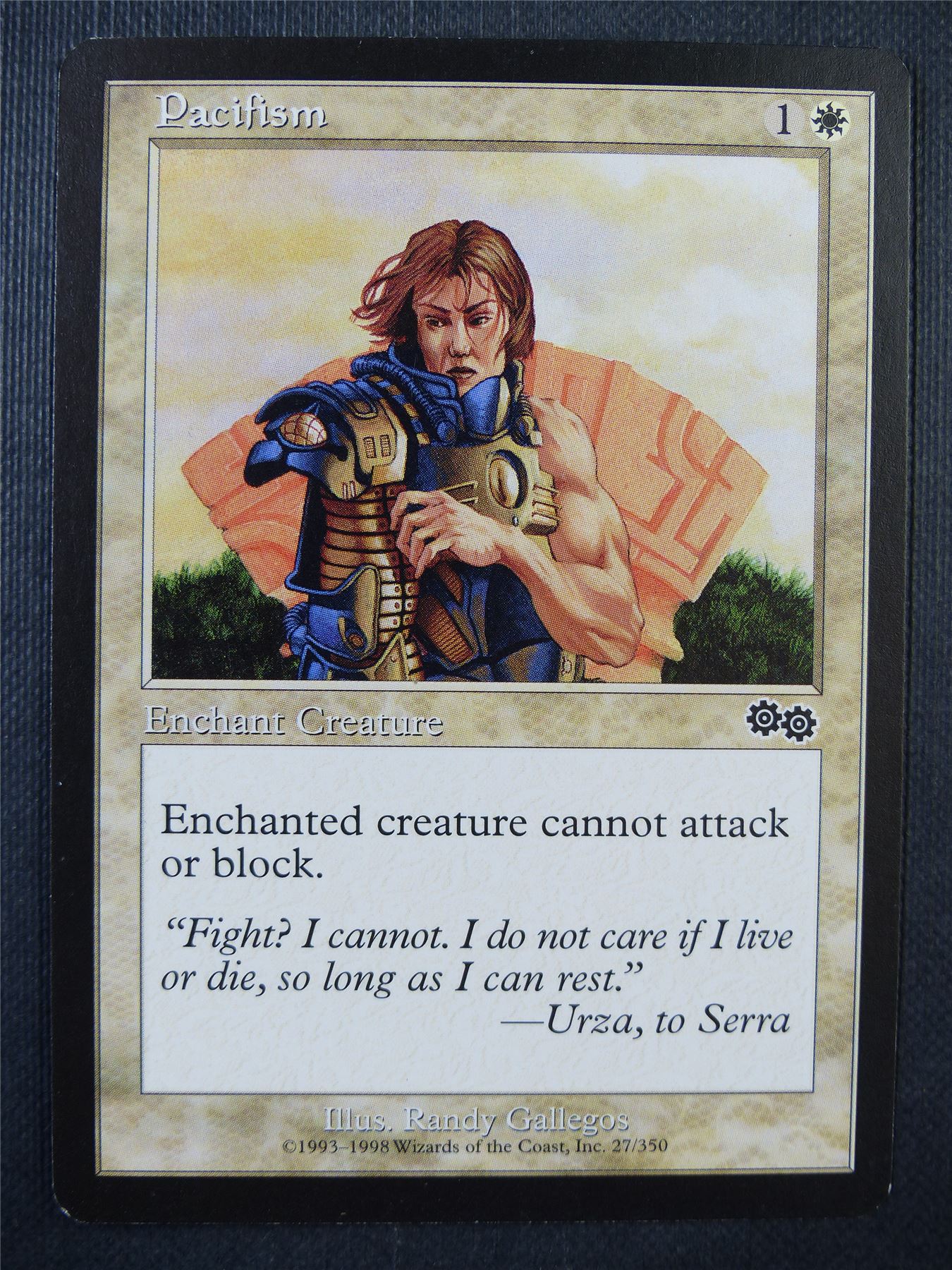 Pacifism - Urza's Saga - Mtg Card #74L