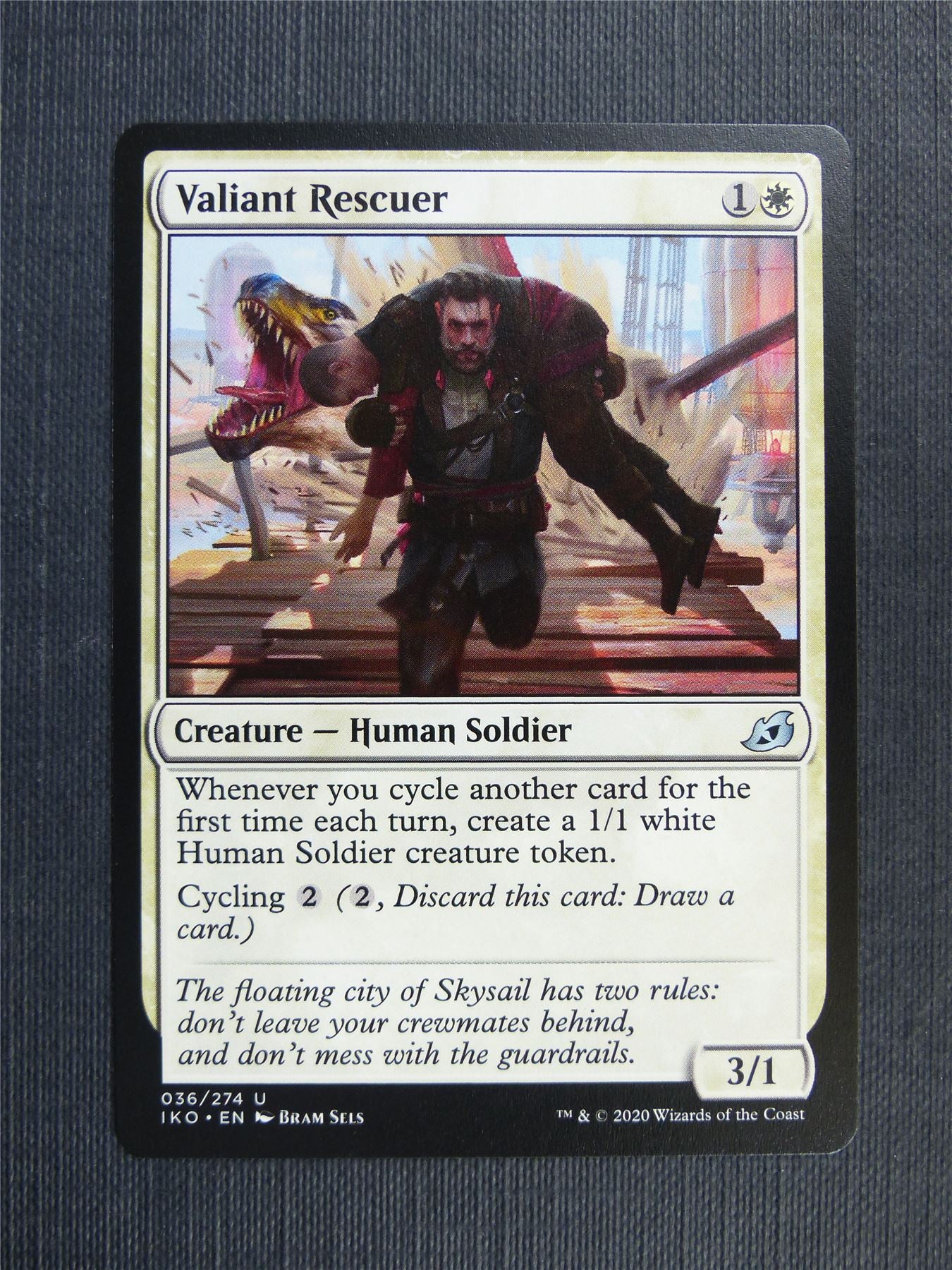 Valiant Rescuer - IKO Mtg Card