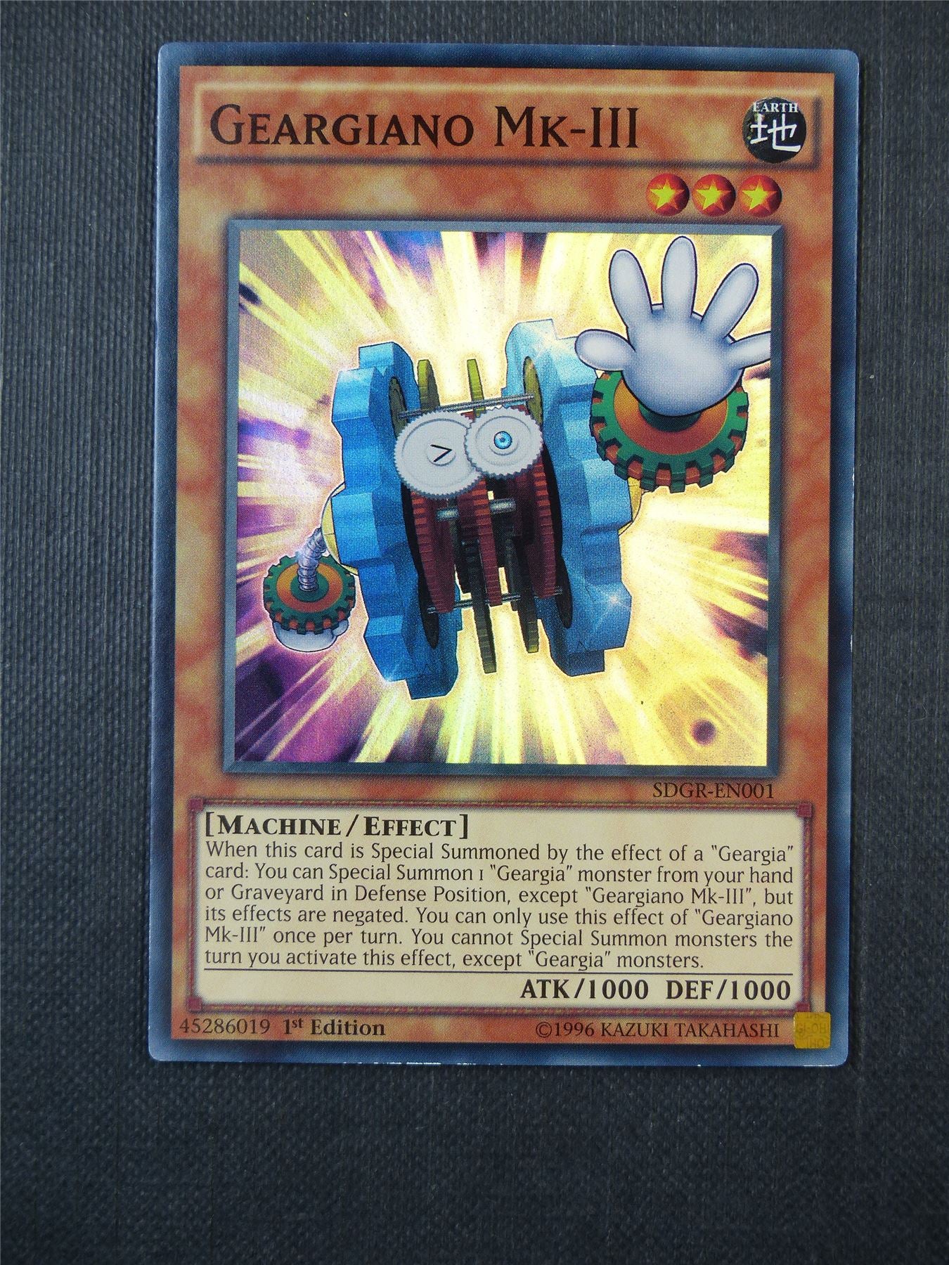 Geargiano Mk-III - Yugioh Card #9KU