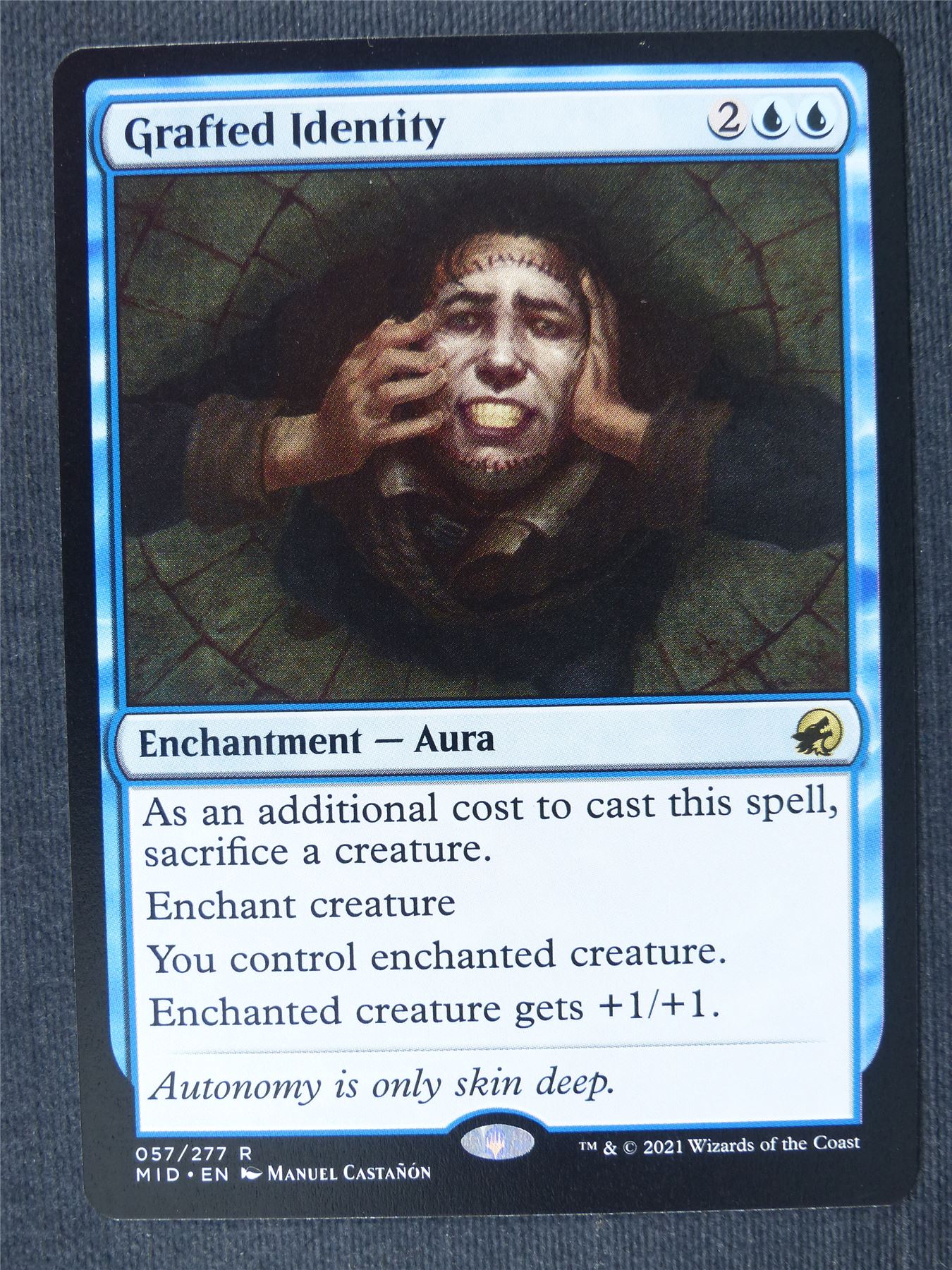 Grafted Identity - MID - Mtg Cards #3UT