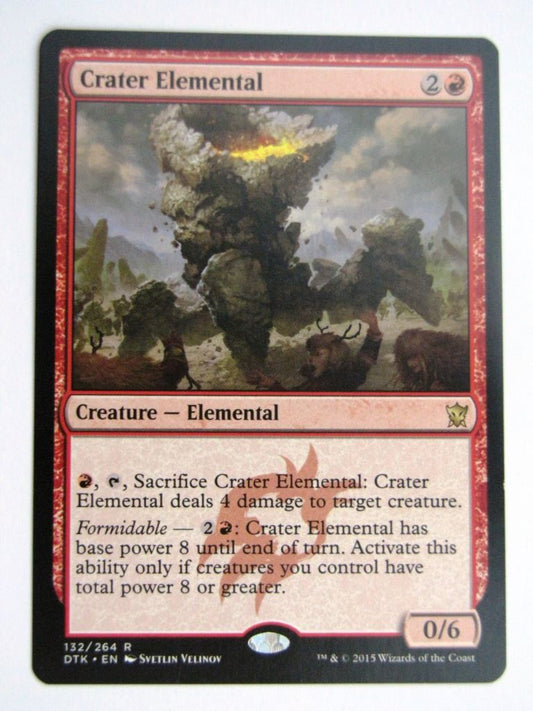 MTG Magic Cards: CRATER ELEMENTAL # 36H40