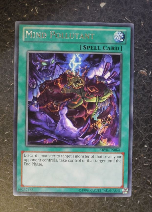 YuGiOh Cards: MIND POLLUTANT ABYR RARE # G30