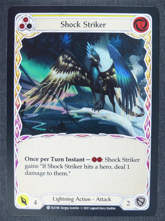 Shock Striker C Foil Yellow - 1st Ed Tales of Aria - Flesh and Blood