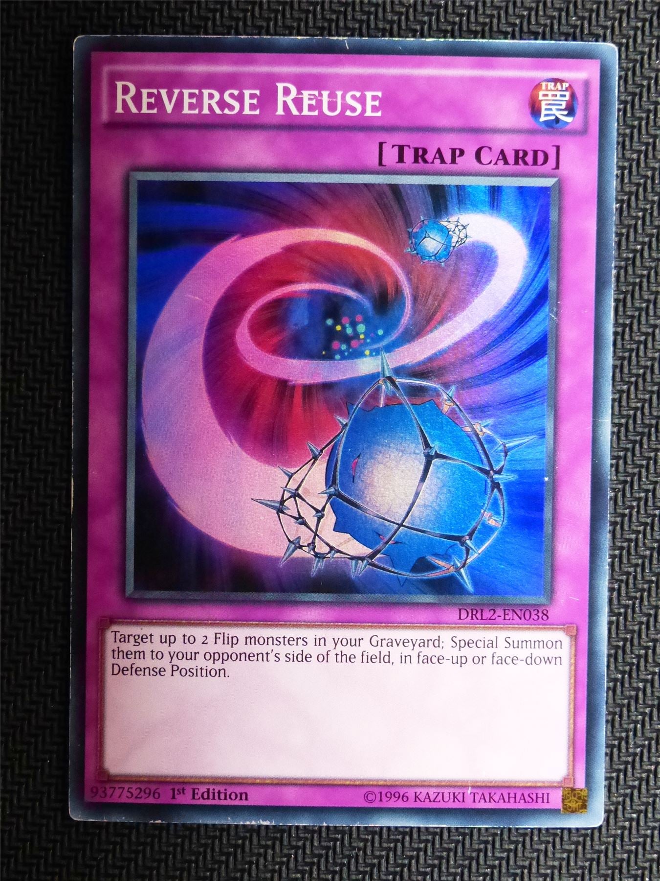 Reverse Reuse - DRL2 - Super Rare - Yugioh Card # 1D54