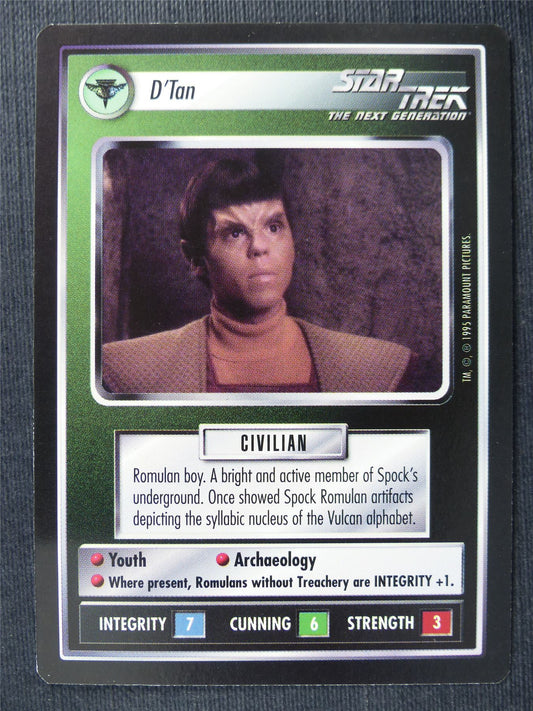 D'Tan - NG - Star Trek Cards #160