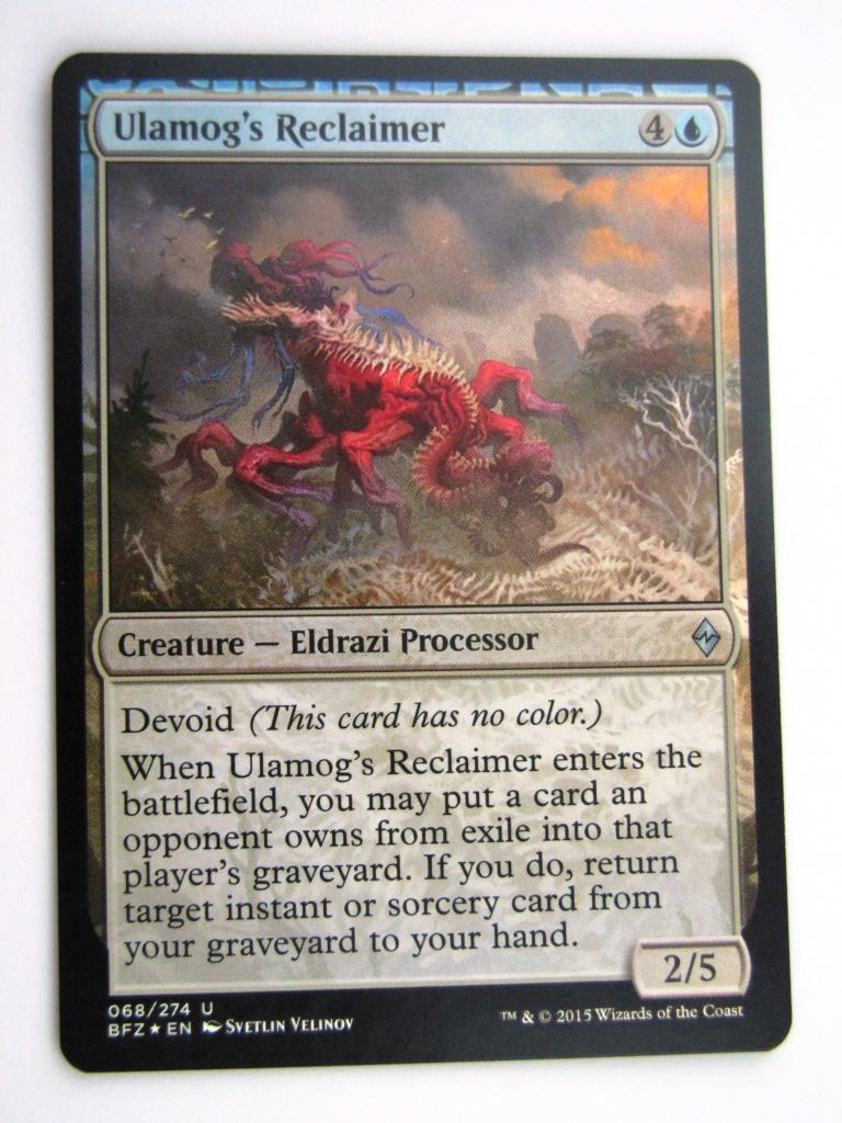 MTG Magic Cards: ULAMOG'S RECLAIMER FOIL # B42